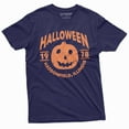 thumbnail image 4 of Halloween Pumpkin T-Shirt Movie Popular Culture 1978 Haddonfield, Illinois Tee Shirt (Small Military Green), 4 of 6