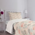 thumbnail image 5 of Ambesonne Umbrella Quilted Bedspread Set 2 Pcs, Ornate Clouds Downpour, Twin Size, Multicolor, 5 of 6