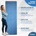 thumbnail image 2 of General Extra Thick Yoga Mat 1/4 & 1/3 & 2/5 Inch - Non Slip Exercise Mat with Alignment Lines, Carrying Strap, TPE Eco-Friendly Material for Knee Support, Sweat-Proof 72" x 24" for Women & Men, 2 of 14