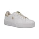 thumbnail image 1 of Tenis Mujer Polo Hpc Casual Urbano Sport Textil Sintetico Cordones Ajustable Resitente blanco 22.5, 1 of 4