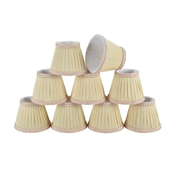 Aspen Creative Corporation 5'' Fabric Empire Candelabra Shade (Set of 9)