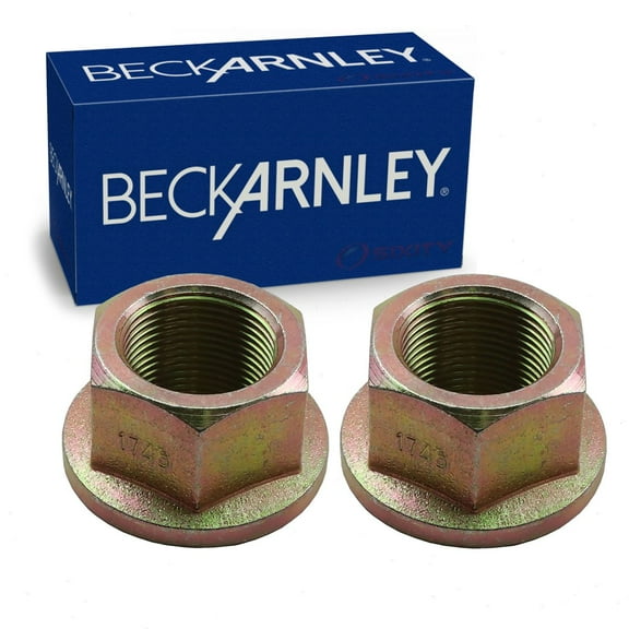 2 pc Beck/Arnley Front Axle Nuts compatible with Nissan Rogue 2.5L L4 2008-2019