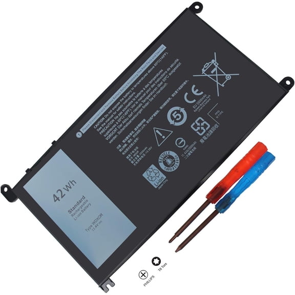 42WH WDX0R FC92N 3CRH3 T2JX4 CYMGM y Compatible with Dell Inspiron 13 5368 5378 5379 7368 7378 17 5765 5767 5770