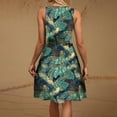 thumbnail image 5 of Zorckvet Summer Dresses for Women 2026 Beach Loose Casual A Line Dress Sleeveless V-Neck Sundress, 5 of 9