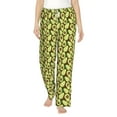 thumbnail image 2 of Lsque Avocado Print Women's Pajama Pants, Lounge Pant - Comfortable Home Wear,Elastic Waistband, Stylish Design-XX-Large, 2 of 9
