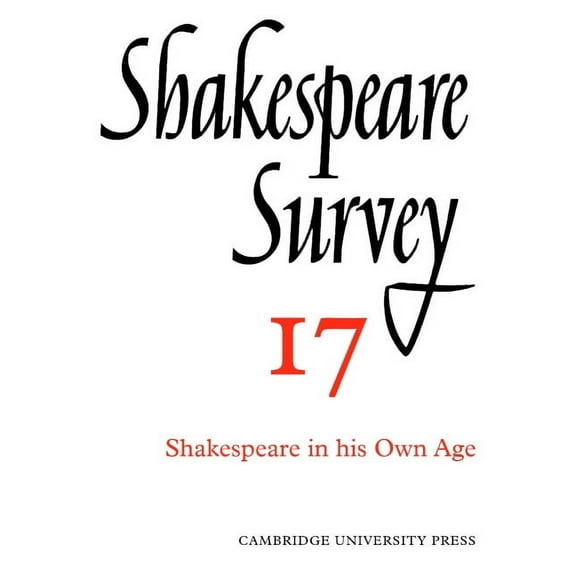 Shakespeare Survey, (Paperback)