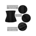 thumbnail image 4 of LELINTA Women Corset Shapewear Rubble Workout Waist Trainer Cincher Steel Boned Body Shaper Tummy Fat Burner, 4 of 6