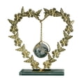 thumbnail image 2 of Luoshdecor White Crystal Ball Display Stand Ornament for,Gold Flower Butterfly Holder for Home Office Tabletop Decor, 2 of 6