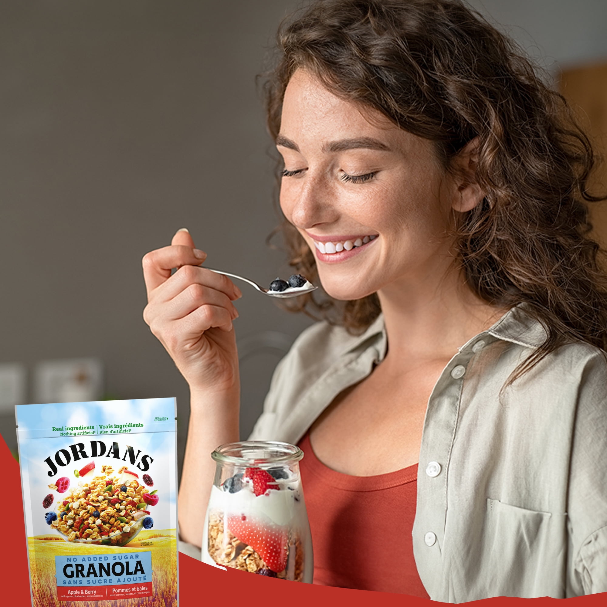 Granola Pommes et baies sans sucre ajouté Jordans