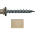thumbnail image 2 of Metal Roofing Screws: (250) 10 X 1-1/2"" Surrey Beige Hex Head Sheet Metal Roof Screw. Self Starting Metal To Wood Siding Screws. Epdm Washer. Colored Head, 2 of 4