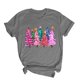 thumbnail image 2 of Fiudx Camisas para Mujer Blusa de Manga Corta con Estampado de Moda para Mujer, Divertida Camiseta con Cuello Redondo, 2 of 3