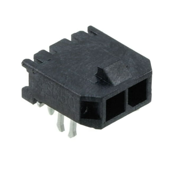 Pack of 5 0436500205 Connector Header Through Hole, Right Angle 2 position 0.118 (3.00mm) 43650-0205