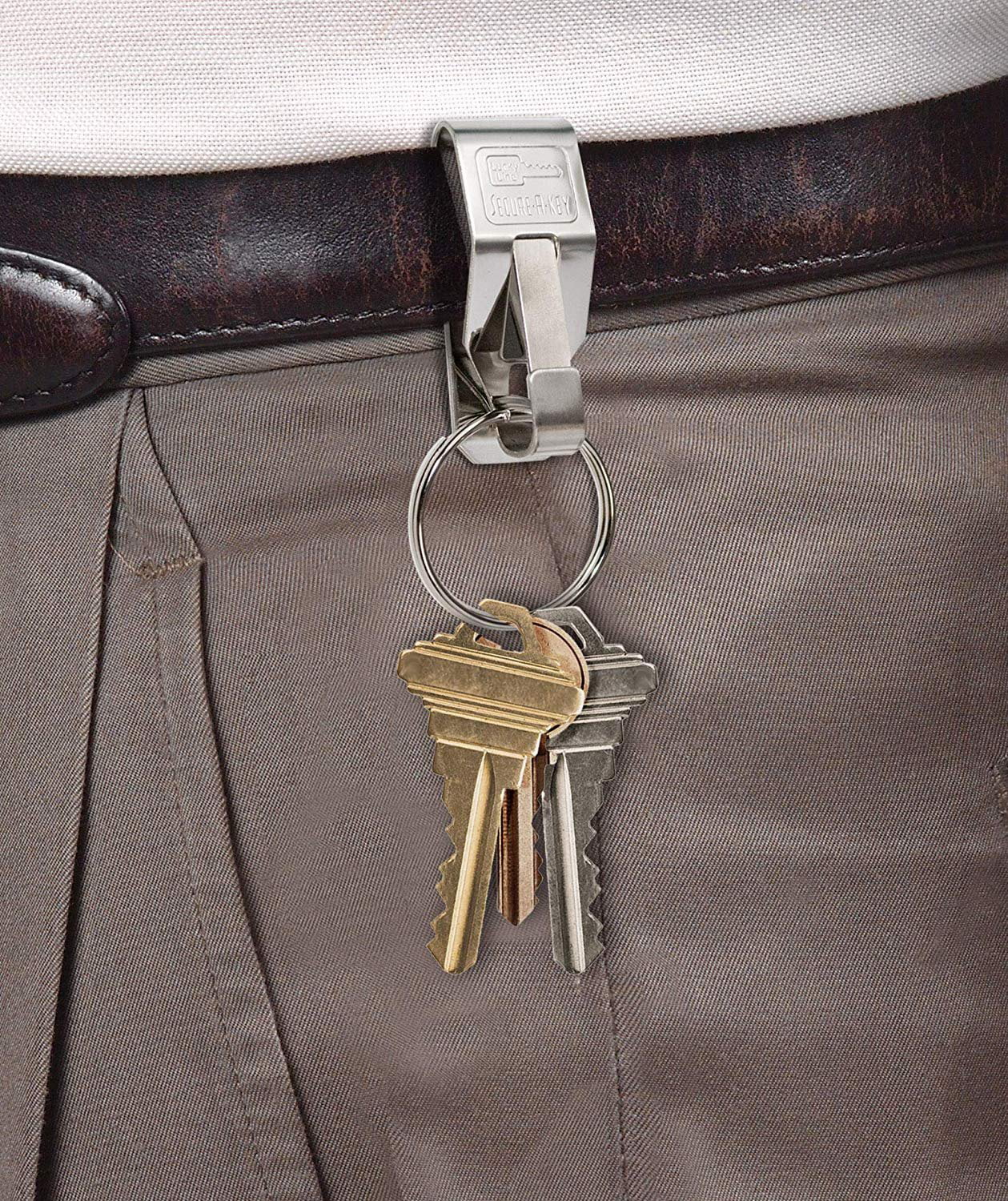 Secure-A-Key Belt Clip w/Key Ring