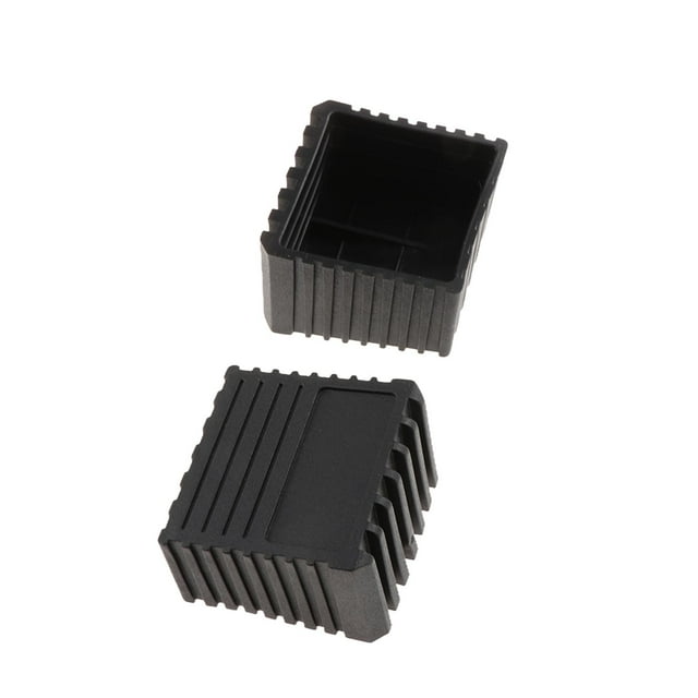 Protectores de cubierta de pie con tapa de extremo cuadrado, dispositivo de ejercicio, antideslizante, fácil instalación, cubierta de tubo de cubierta Tipo C