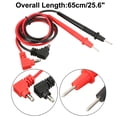 thumbnail image 5 of Unique Bargains 2pcs 25.6'' Test Leads Probe for Digital Multimeters 1000V 10A 4mm Banana Plug, 5 of 5