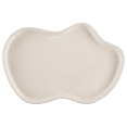 thumbnail image 2 of Bouclair White Wavy Ceramic Tray, 2 of 2