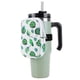 thumbnail image 5 of Estuche para botella de agua para vasos Stanley 20oz 30oz 40oz Tazas (hojas) Blanco verde, 5 of 9
