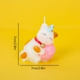 thumbnail image 2 of Cute Cat Birthday Candles Cake Topper Animal Candles for Birthday Festive Party Supplies and Wedding Favor (Cat), 2 of 5