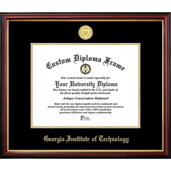 Georgia Tech Petite Diploma Frame