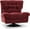 Burgundy, variant on MCombo Swivel Accent Chair, Modern Tufted Upholstered Armless Chairs, Wide Seat Single Sofa Chair for Living Room Bedroom LW753(Blue)