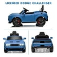 thumbnail image 3 of Licensed Dodge Ride-On Car, 12V Electric Vehicle for Kids with Remote Control, Ride On Toys with LED Lights, Bluetooth, MP3 Player – Boys & Girls Gifts, Blue, 3 of 7