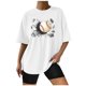 thumbnail image 1 of Camisas sexy de verano para mujer Blusa regular estampada con cuello redondo y manga corta OAVQHLG3B Store lin121212, 1 of 5