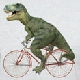thumbnail image 3 of CafePress - Cycling Tyrannosaurus Rex Light T Shirt - Light T-Shirt - CP, 3 of 4