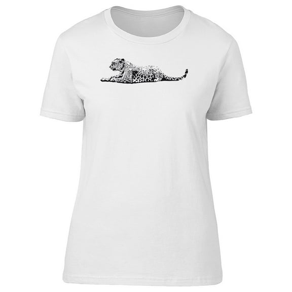 B&W Leopard Relaxing Tee Men's -Image by Shutterstock