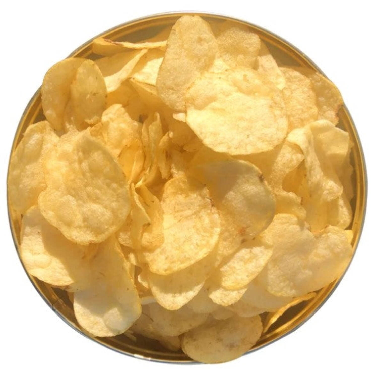Charles Chips Original Potato Chips 1 Pound Tin