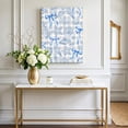 Canvas Wall Art Blue Coastal Starfish Canvas Art Print Seashells Coral ...