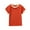 Tangerine, variant on Esaierr Girls Boys Cotton T-Shirt Solid Colours Summer Short Sleeve Tees Tops 2-6 Years Comfortable Crewneck Bottom Shirt for Toddler Kids