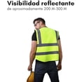 thumbnail image 4 of Chaleco de Seguridad Simonetta Vespetti Amarillo Talla S 5 Piezas, 4 of 4
