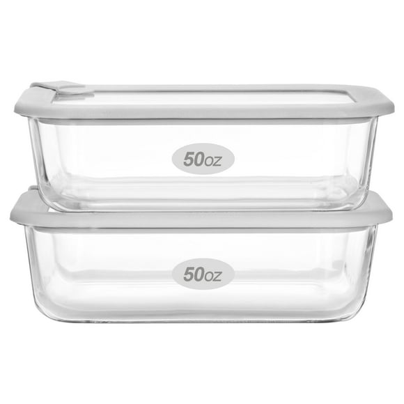 Set de Contenedores para Alimentos EcoEvo 2x 1480ml a Prueba de Fugas