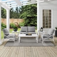 thumbnail image 5 of Crosley Kaplan 6Pc Outdoor Conversation Set- Loveseat, 2 Chairs, 2 Side Tables, Coffee Table, 5 of 6