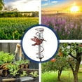 thumbnail image 6 of Happon Rain Gauge Outdoor-7" Capacity Upgrade Glass Rain Gauge with Stake-Freeze-Proof Outdoor Hummingbird Rain Gauge-Perfect Garden, Patio, and Lawn Decoration, 6 of 7