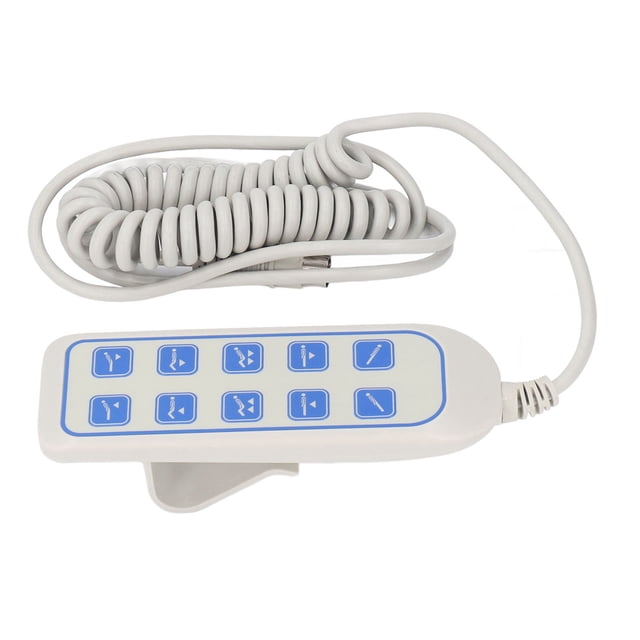 Controlador de Mano de la Silla de Elevació, Operación Simple Multi -Propósito IP66 Control Remoto de Lecho de Ubación Resistente A la Caída para Un Un Hogar Inteligente