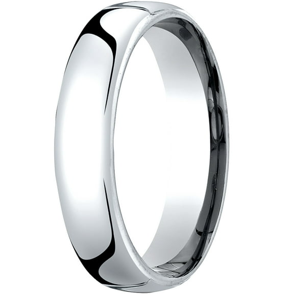 Mens Platinum, 5.5mm London Couture Comfort-Fit Wedding Band (sz 6)