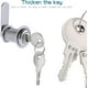 thumbnail image 5 of Juego de cerradura y pestillo de seguridad para cajón de 30 mm, paquete de 2 con 4 llaves, ideal para buzones y muebles, 5 of 5