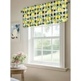 thumbnail image 6 of Valances for Windows Farmhouse Watercolor Rod Pocket Cafe Window Treatments Valance Curtains for Kitchen Bathroom Laundry Basement Windows 42"x12", 6 of 9