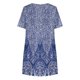 thumbnail image 5 of ICHUANYI Clearance Women's Summer Casual Round Neck Short Sleeve Folding Floral Printed Dresses(Navy, M) ICHUANYI WER2023080704251, 5 of 5