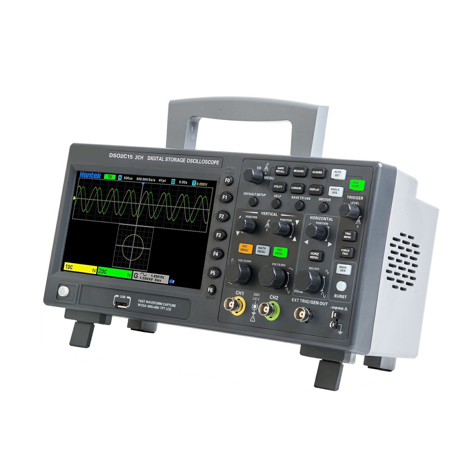 Digital Oscilloscope DSO2C10 2C15 2D10 2D15 2CH 100/150MHZ Storage Osciloscopio 1G Sampling With Signal Source ,Professional Designed