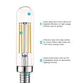 thumbnail image 6 of Luxrite T6 T6.5 Vintage LED Tube Light Bulbs 5W= 60W, 3000K Soft White, Dimmable, 500 Lumens, UL Listed, E12, 6-Pack, 6 of 7