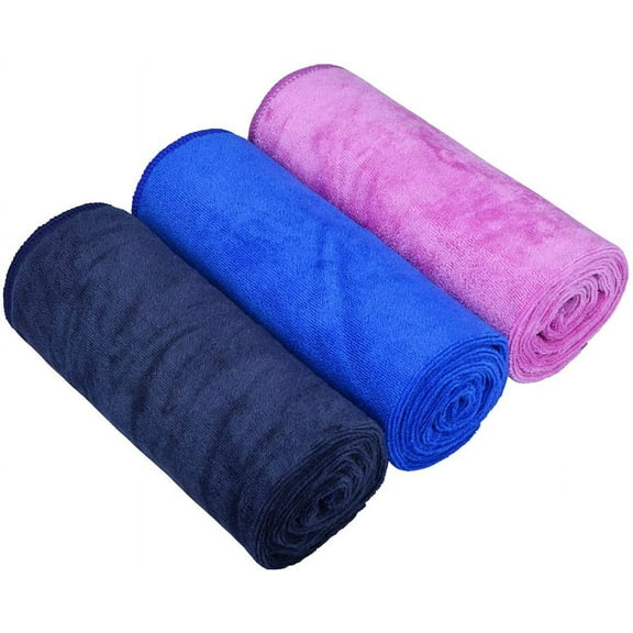 JINGYANG Gyms Yoga Towels Sweat Fitness Exercise Microfiber Workout Towels Absorbent Gym Towels for Men & Women Sports Towels Soft Fast Drying 3 Pack, 14inchX30inch