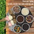 thumbnail image 5 of Rainbow Candy Coated Chocolate Chips | Cosmic Brownie Sprinkles [10 Oz] | Mini Chocolate Baking Chips for Ice Cream & Cake Decorating | Kosher, Nut Free, Vegan & Gluten Free | Stern’s Bakery, 5 of 7