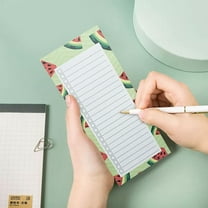 HomelyJoy Magnetic Notepads for Refrigerator, Grocery List Magnet Pad & Magnetic To Do List – Large Big Notepads with Strong Magnetic Back, Realistic Fruit Designs for Kitchen & Office