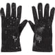 thumbnail image 1 of Guantes de disfraz con lentejuelas brillantes para hombre y mujer, largos hasta la muñeca, para baile, espectáculos, color negro., 1 of 8