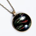 thumbnail image 2 of Crocodile Necklace Personalized Custom Photo Round Pendant Adjustable Stainless Steel Necklaces with Gift Box for Men Women Mothers Valentine's Jewelry Gift, 2 of 6