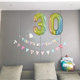 thumbnail image 3 of Globo de 40 pulgadas Globos gigantes Globos de baile Helio Foil Mylar Globos de números enormes para decoraciones de fiesta de cumpleaños / Boda / Aniversario Zhivalor  OTTO-LD-220972-8, 3 of 6