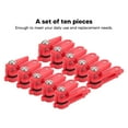 thumbnail image 3 of <p>Padded Release Clips, Snap Weight Release Clip High Tensile Strength POM Plastic Lightweight 10PCS Durable Easy To Use  For Offshore Fishing</p>, 3 of 7