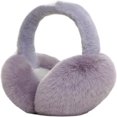 thumbnail image 1 of SUTENGDA Cache-Oreilles Moelleux pour Femmes Cache-Oreilles Pliables en Peluche pour Enfants Cache-Oreilles d'Hiver pour Filles Garçons Réchauffe-Oreilles pour Temps Froid, 1 of 6